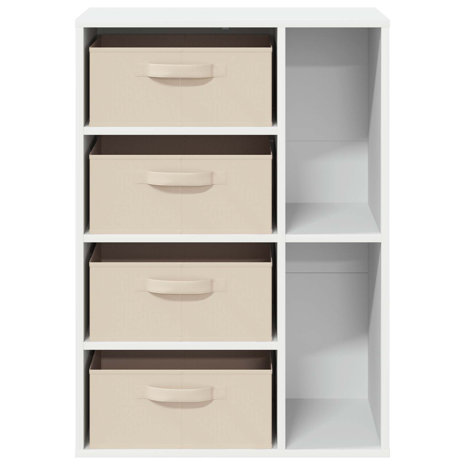 vidaXL Sideboard mit Schubladen Weiß 60 x 33,5 x 84 cm