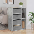 vidaXL Sideboard mit Schubladen Beton Grau 60 x 33,5 x 84 cm