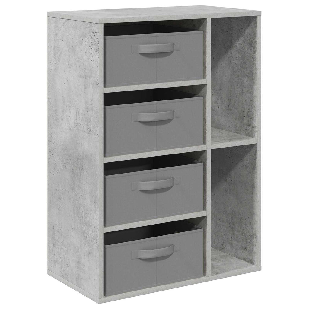 vidaXL Sideboard mit Schubladen Beton Grau 60 x 33,5 x 84 cm