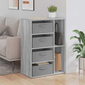 vidaXL Sideboard mit Schubladen Graues Sonoma 60 x 33,5 x 84 cm