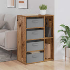 vidaXL Sideboard mit Schubladen Altholz 60 x 33,5 x 84 cm