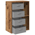 vidaXL Sideboard mit Schubladen Altholz 60 x 33,5 x 84 cm