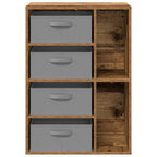 vidaXL Sideboard mit Schubladen Altholz 60 x 33,5 x 84 cm