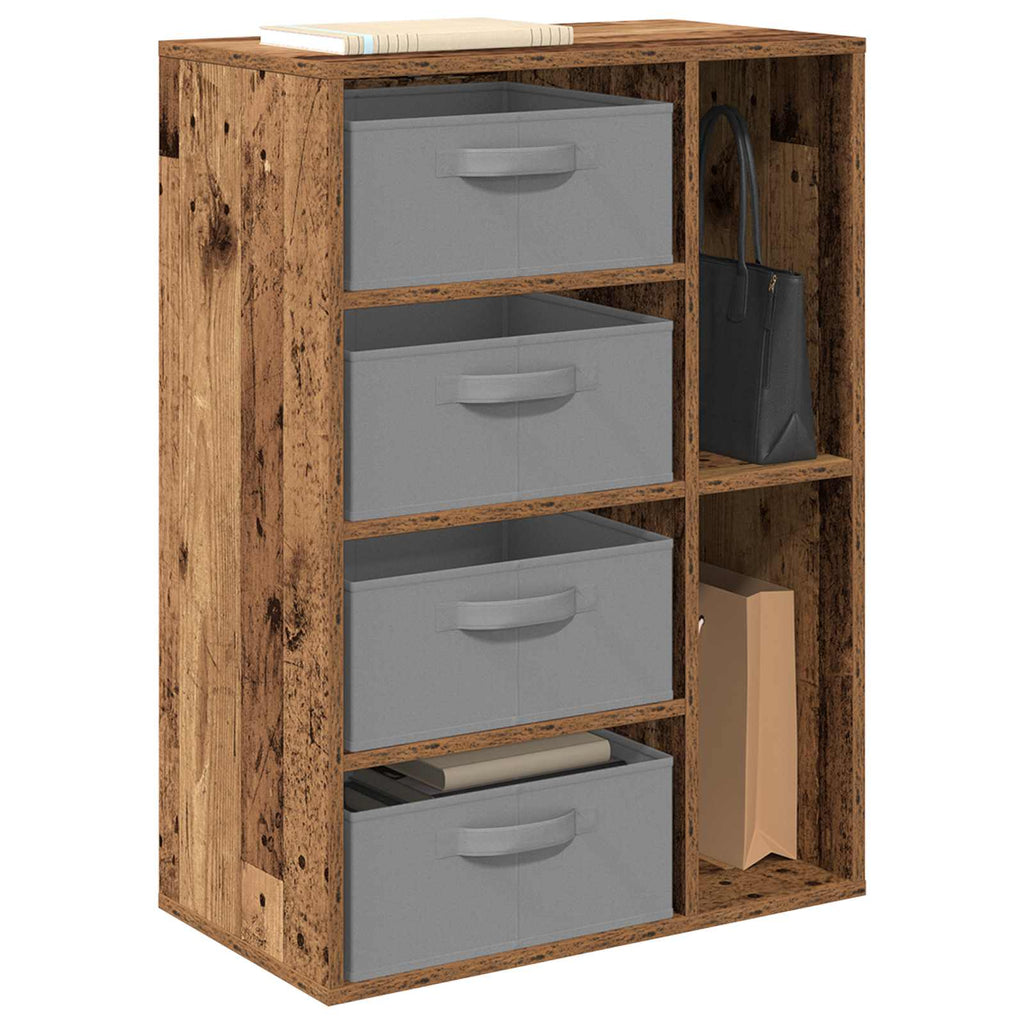 vidaXL Sideboard mit Schubladen Altholz 60 x 33,5 x 84 cm