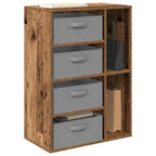 vidaXL Sideboard mit Schubladen Altholz 60 x 33,5 x 84 cm