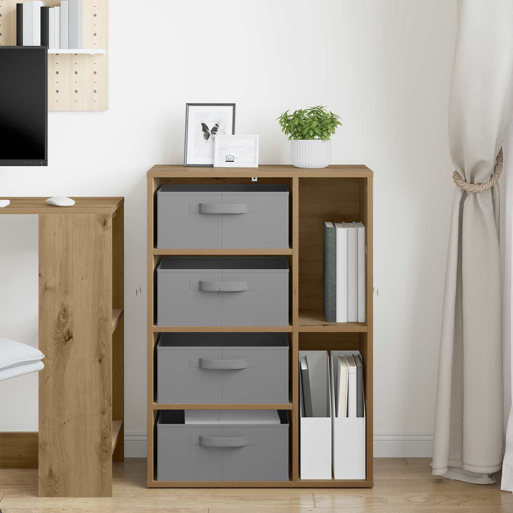 vidaXL Sideboard mit Schubladen Artisan-Eiche 60 x 33,5 x 84 cm