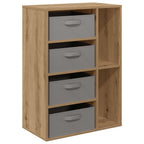vidaXL Sideboard mit Schubladen Artisan-Eiche 60 x 33,5 x 84 cm