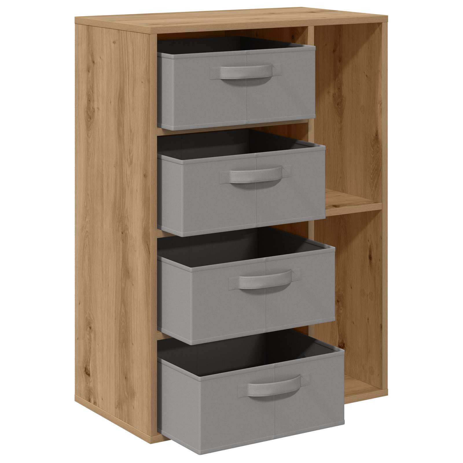 vidaXL Sideboard mit Schubladen Artisan-Eiche 60 x 33,5 x 84 cm