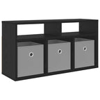 vidaXL Lowboard mit Schubladen Schwarz Eichen-Optik 72 x 22,5 x 38 cm