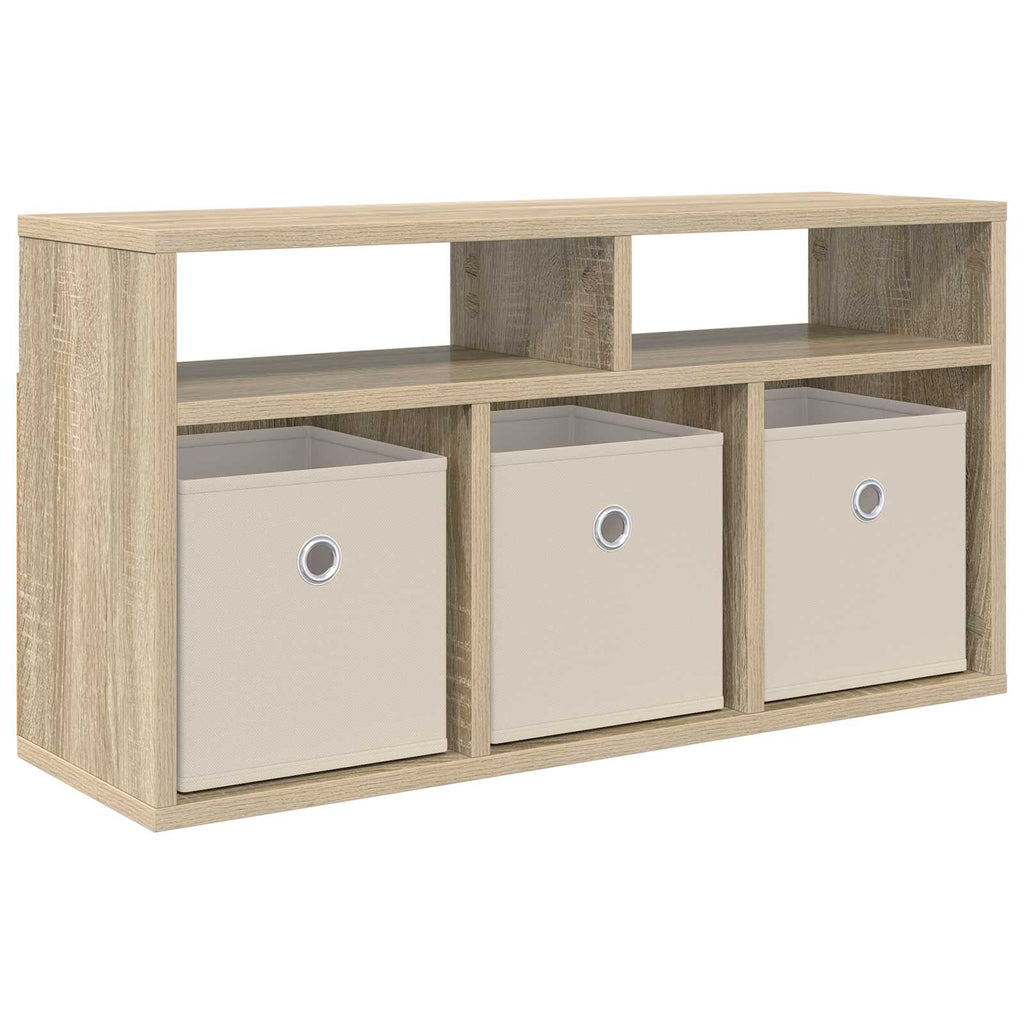 vidaXL Lowboard mit Schubladen Sonoma-Eiche 72 x 22,5 x 38 cm