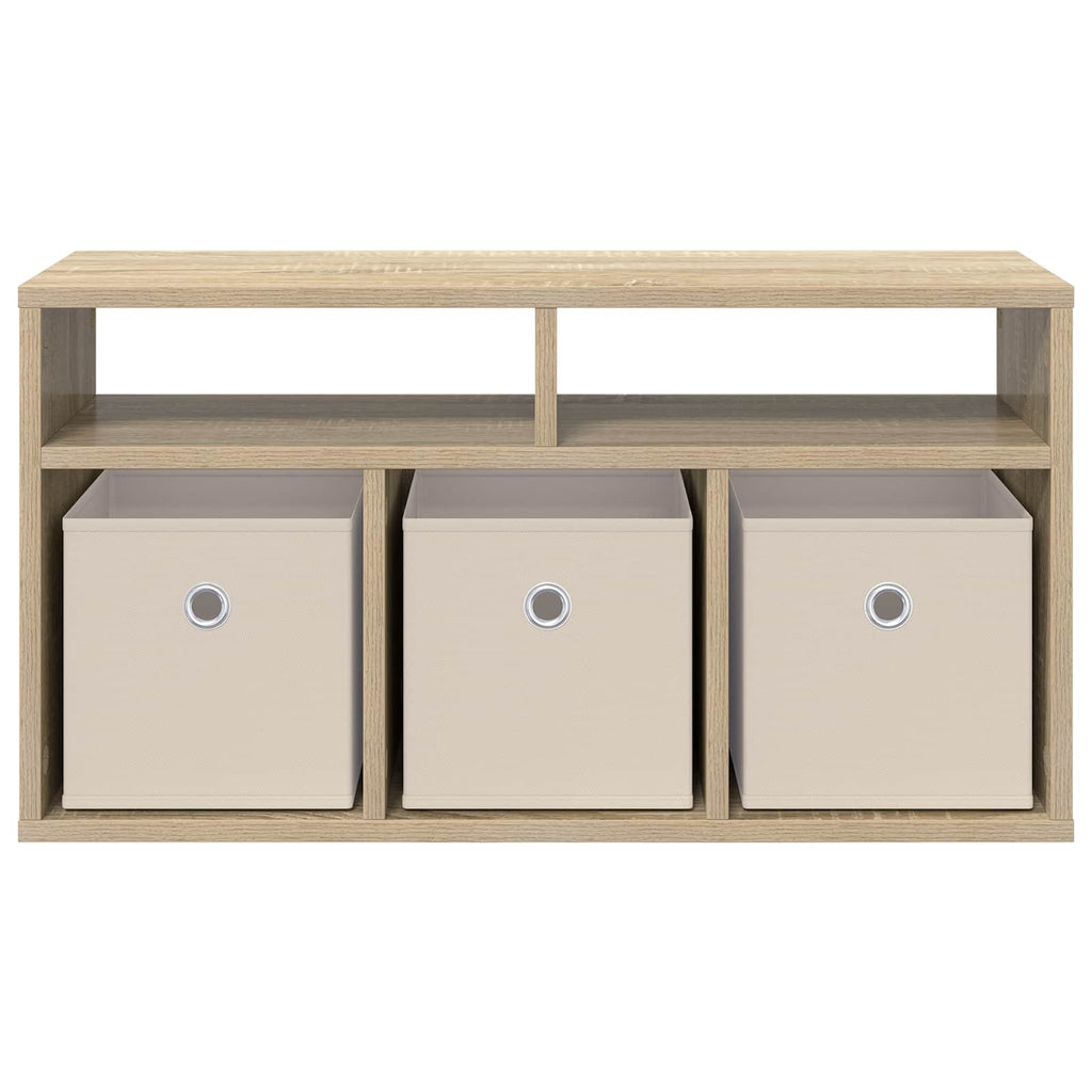 vidaXL Lowboard mit Schubladen Sonoma-Eiche 72 x 22,5 x 38 cm
