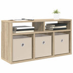 vidaXL Lowboard mit Schubladen Sonoma-Eiche 72 x 22,5 x 38 cm