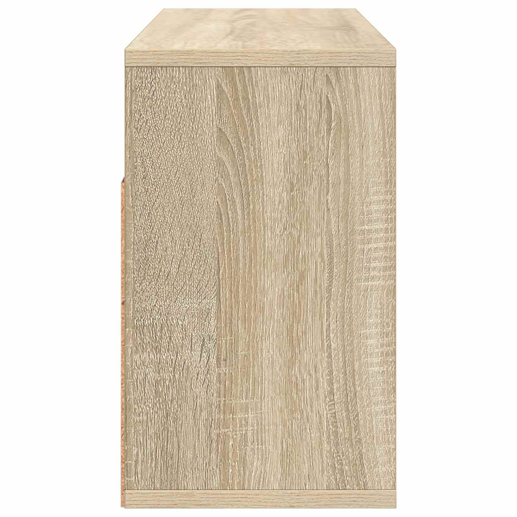 vidaXL Lowboard mit Schubladen Sonoma-Eiche 72 x 22,5 x 38 cm