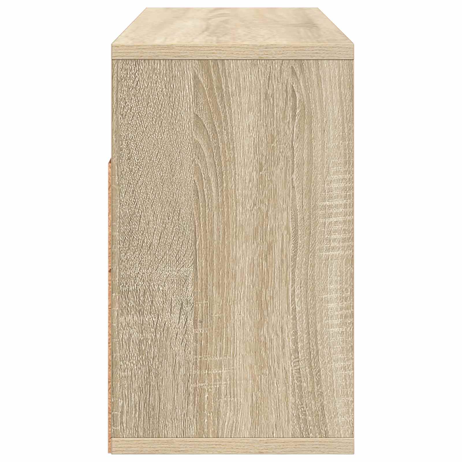 vidaXL Lowboard mit Schubladen Sonoma-Eiche 72 x 22,5 x 38 cm