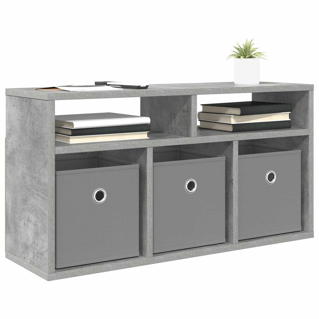 vidaXL Lowboard mit Schubladen Beton Grau 72 x 22,5 x 38 cm