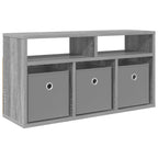 vidaXL Lowboard mit Schubladen Graues Sonoma 72 x 22,5 x 38 cm