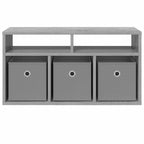 vidaXL Lowboard mit Schubladen Graues Sonoma 72 x 22,5 x 38 cm