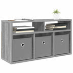 vidaXL Lowboard mit Schubladen Graues Sonoma 72 x 22,5 x 38 cm