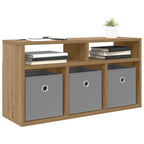 vidaXL Lowboard mit Schubladen Artisan-Eiche 72 x 22,5 x 38 cm