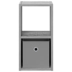vidaXL Nachttisch 2 pcs Graues Sonoma 25,5 x 22 x 49,5 cm