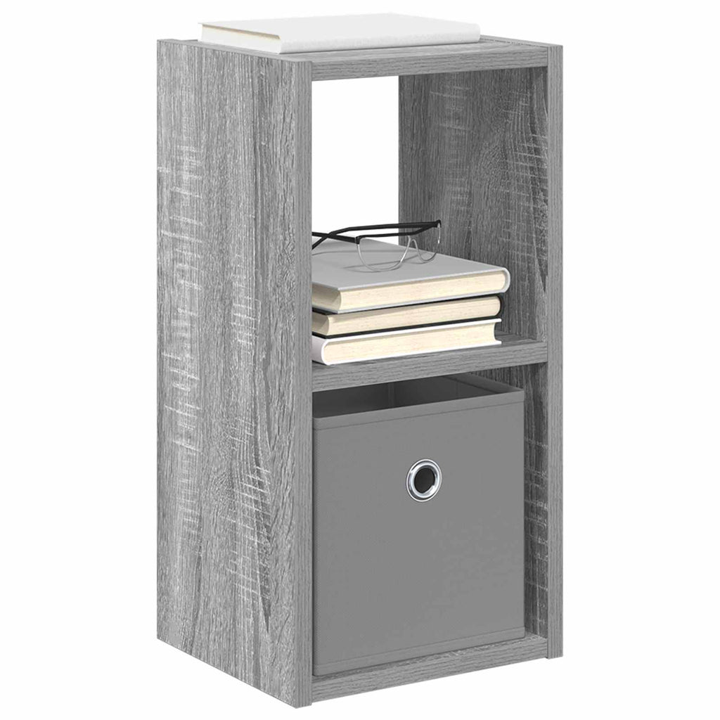 vidaXL Nachttisch 2 pcs Graues Sonoma 25,5 x 22 x 49,5 cm