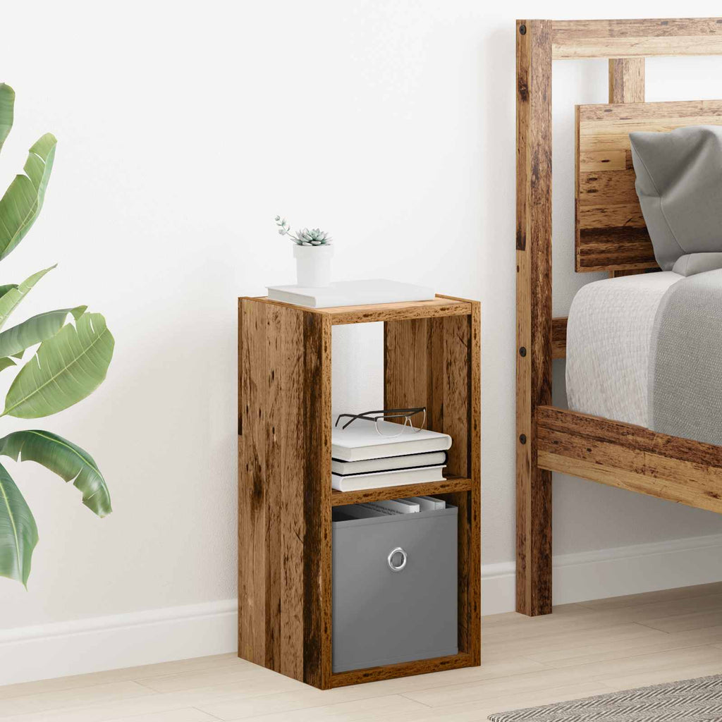 vidaXL Nachttisch Altholz 25,5 x 22 x 49,5 cm Holzwerkstoff