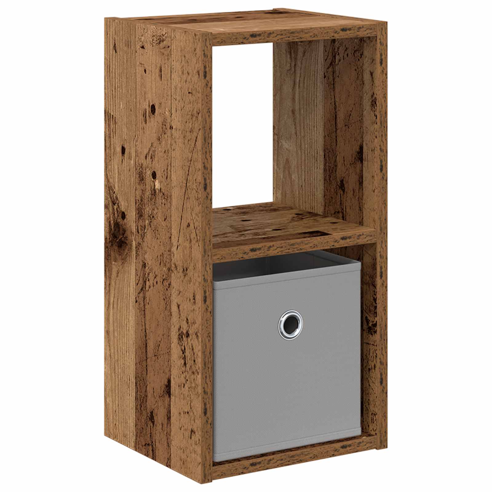 vidaXL Nachttisch Altholz 25,5 x 22 x 49,5 cm Holzwerkstoff