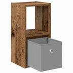 vidaXL Nachttisch Altholz 25,5 x 22 x 49,5 cm Holzwerkstoff