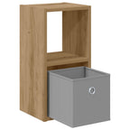 vidaXL Nachttisch 2 pcs Artisan-Eiche 25,5 x 22 x 49,5 cm