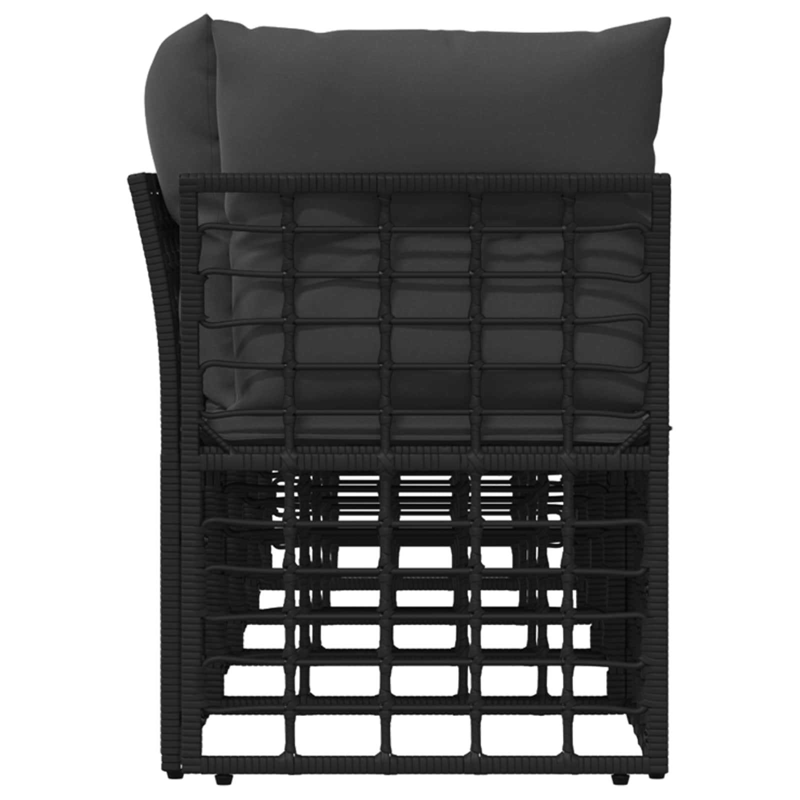 vidaXL 4-Sitzer Garten-Sofa mit linker Armlehne 4 pcs 4-Sitzanzahl