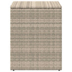 vidaXL Kissenbox Hellgrau 55 x 55 x 69 cm Poly-Rattan