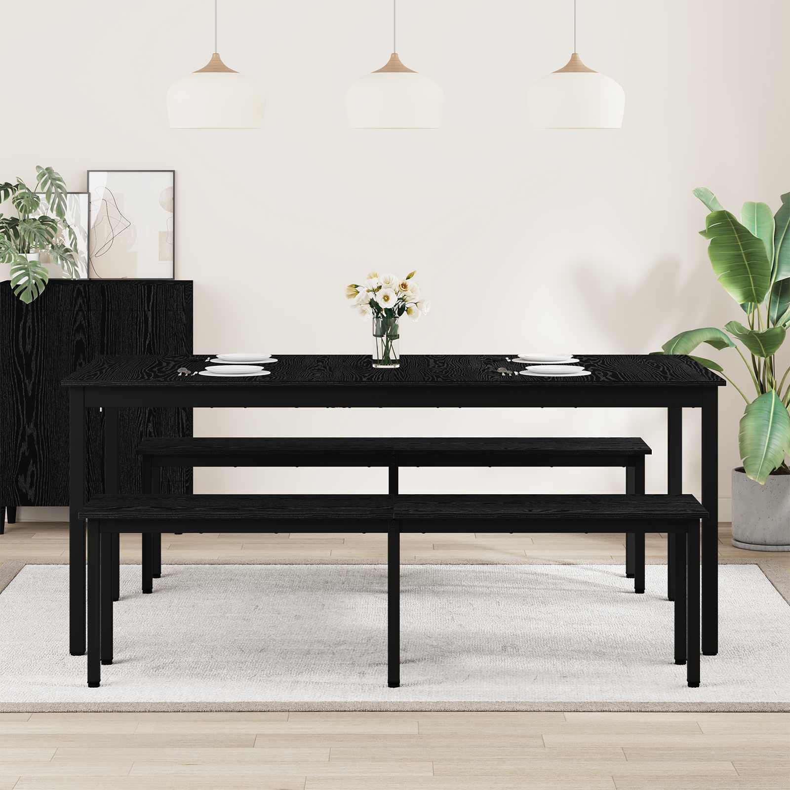 vidaXL Esstische 2 pcs 180 x 90 x 75 cm Holzwerkstoff