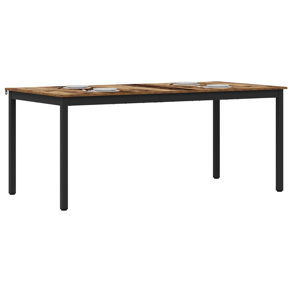 vidaXL Esstische 2 pcs 180 x 90 x 75 cm Holzwerkstoff Rechtwinklig