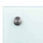vidaXL Küchenrückwand 2 pcs Weiß 90 x 40 cm Gehärtetes Glas
