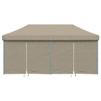 vidaXL Partyzelt Pop-up Taupe 580 x 292 x 315 cm Oxford-Stoff