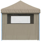 vidaXL Partyzelt Pop-up Taupe 580 x 292 x 315 cm Oxford-Stoff