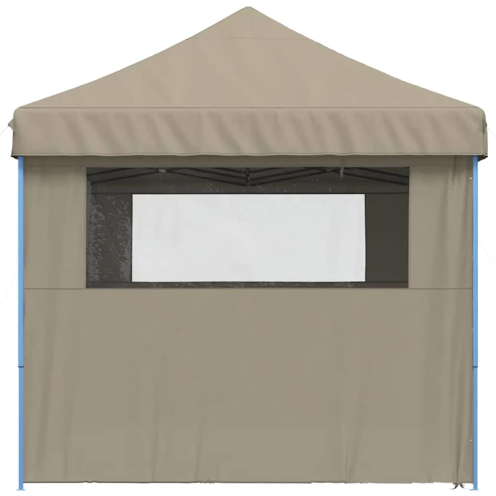 vidaXL Partyzelt Pop-up Taupe 580 x 292 x 315 cm Oxford-Stoff