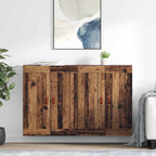 vidaXL Wandmontierter Schrank 2 pcs Altholz 69,5 x 34 x 90 cm
