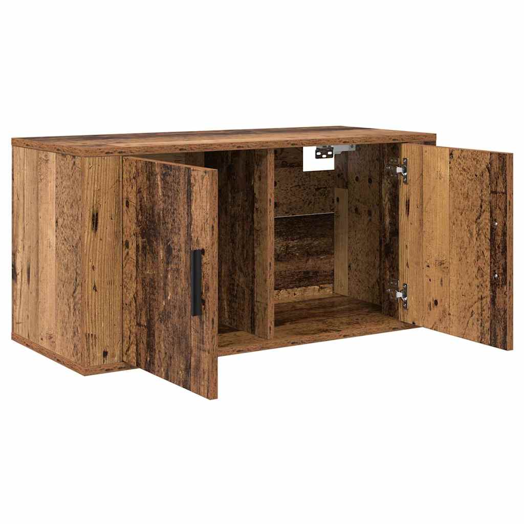 vidaXL Wand-TV-Schrank Set 2 pcs Altholz 80 x 34,5 x 40 cm