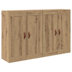 vidaXL Wandmontierter Schrank 2 pcs Artisan-Eiche 69,5 x 34 x 90 cm