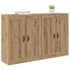 vidaXL Wandmontierter Schrank 2 pcs Artisan-Eiche 69,5 x 34 x 90 cm