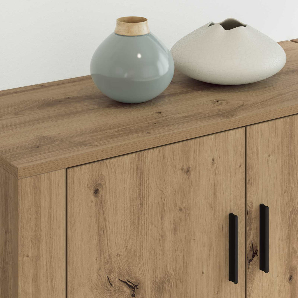 vidaXL Wand-TV-Schrank Set 2 pcs Artisan-Eiche 80 x 34,5 x 40 cm