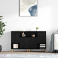 vidaXL Sideboards 2 pcs Schwarz Eichen-Optik 60 x 35 x 70 cm