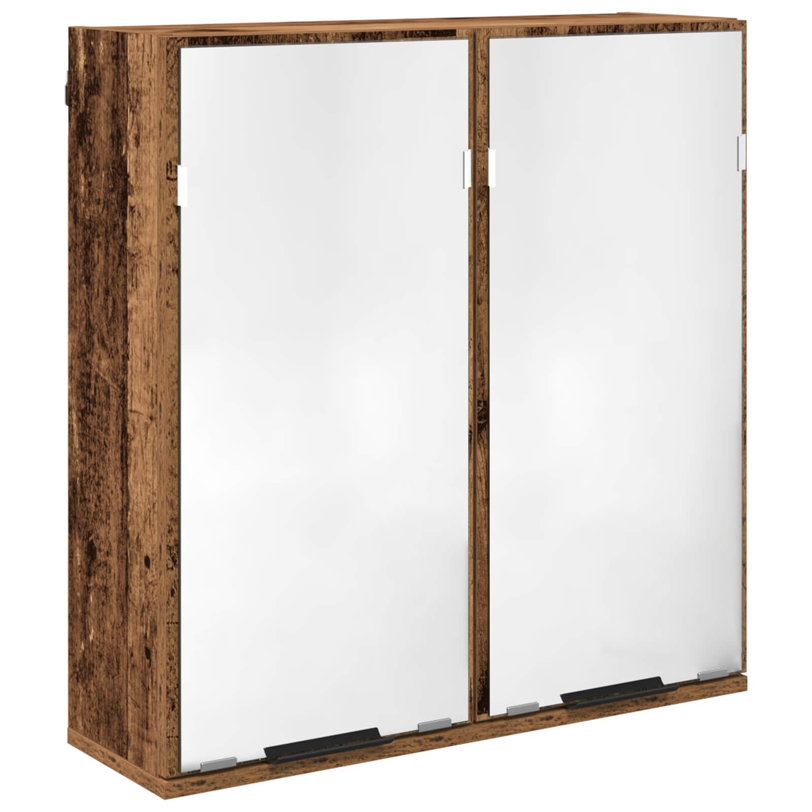vidaXL Badezimmermöbel-Set mit Schubladen 3 pcs Altholz Holzwerkstoff