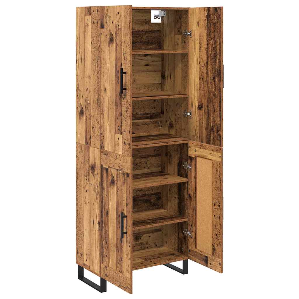 vidaXL Highboard 2 pcs Altholz 69,5 x 34 x 180 cm