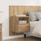 vidaXL Kopfteil mit Schrank 3 pcs Artisan-Eiche Holzwerkstoff