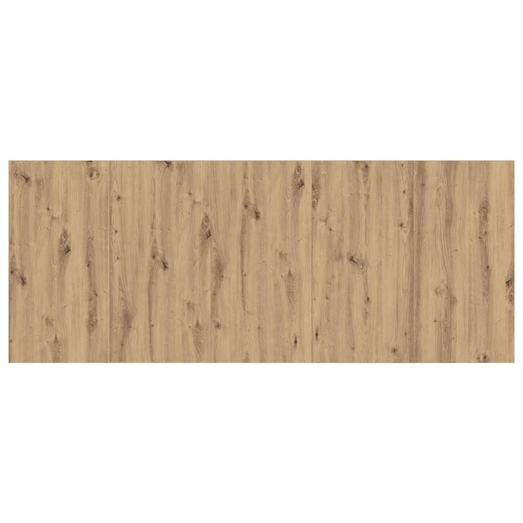 vidaXL Kopfteil mit Schrank 3 pcs Artisan-Eiche Holzwerkstoff