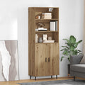 vidaXL Highboard Artisan-Eiche 69,5 x 34 x 180 cm