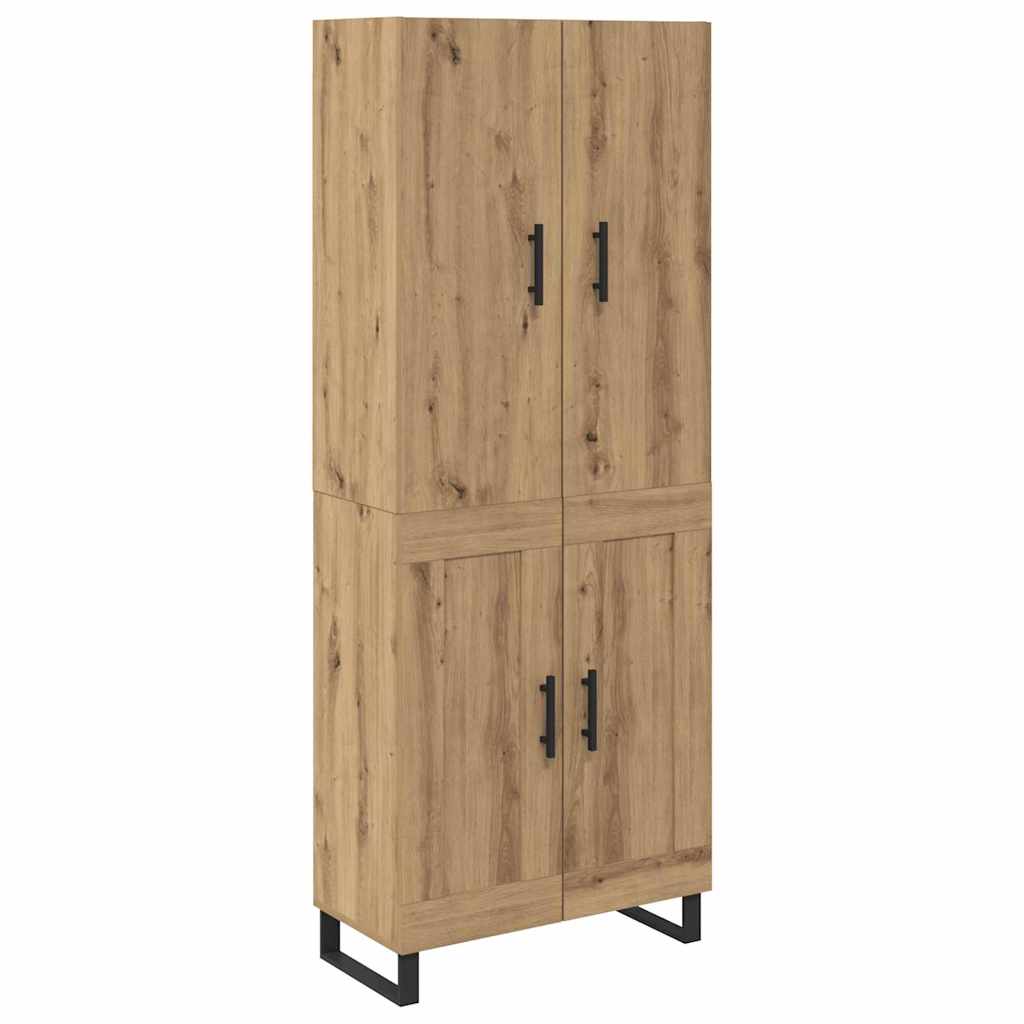 vidaXL Highboard 2 pcs Artisan-Eiche 69,5 x 34 x 180 cm