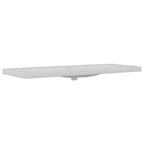 vidaXL Badezimmerschrank Schwarz Eichen-Optik 100 x 38,5 x 46 cm